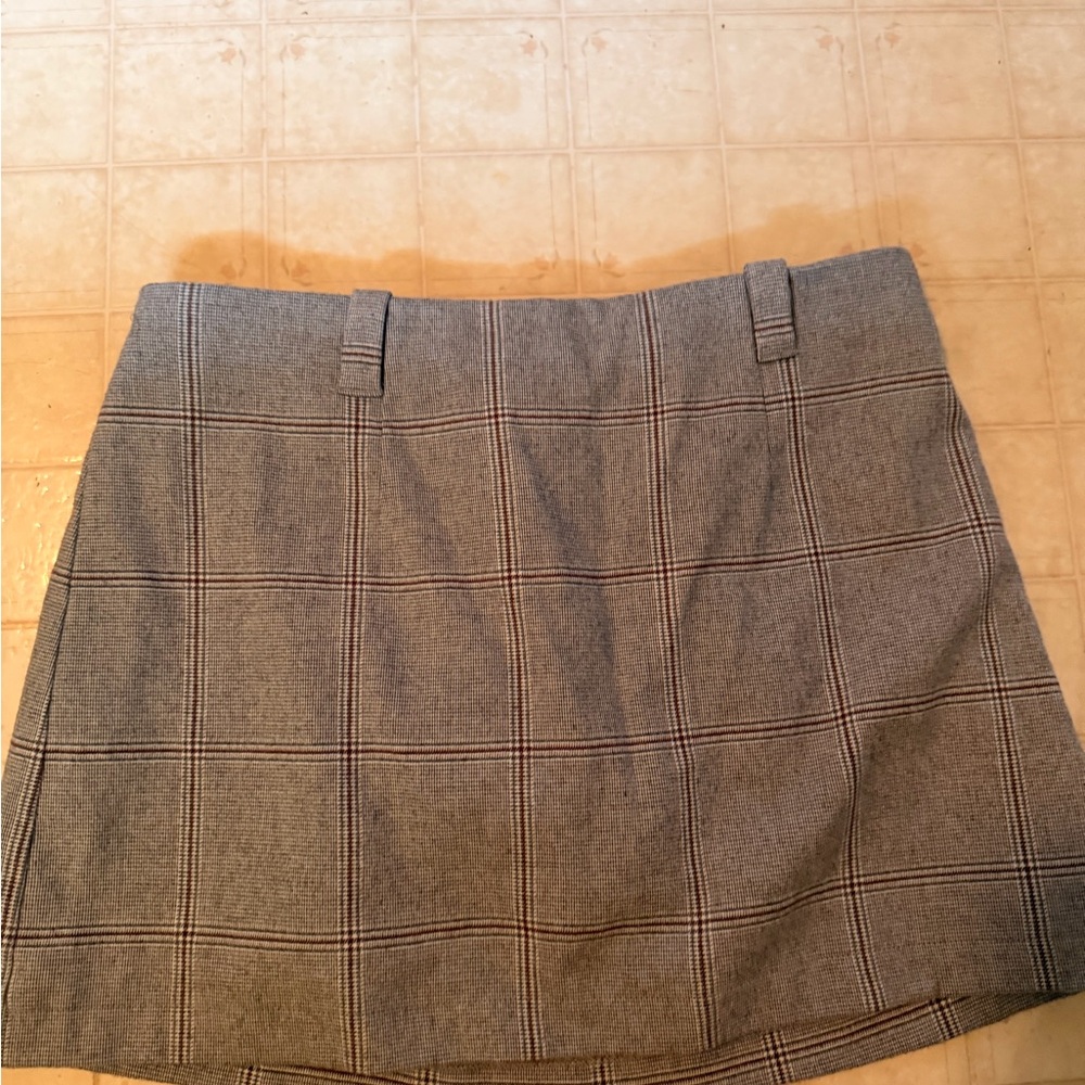 Abercrombie & Fitch Plaid Mini Skort